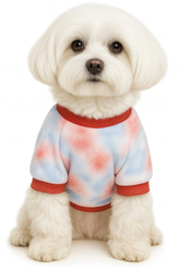 KUTKUT Small Dog Cat Flannel Plush Sweater, Winter Fleece Thickned Warm Breathable Pullover with Drawstring Buckle for Yorkshire, Maltese and Small Dogs Cats
